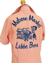 Vintage 1950s "Melrose Market Labbe Brothers" Button Down Shirt