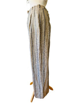 Max Mara Striped Linen Pants