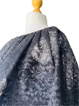 Vintage Adele Simpson Black Lace Cocktail Dress