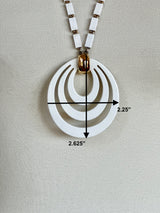 Vintage Signed Monet Art Deco Style Necklace