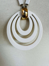 Vintage Signed Monet Art Deco Style Necklace