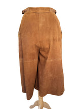 1980's Mondi Rust Suede Culottes