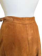 1980's Mondi Rust Suede Culottes