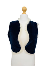 Vintage Reversible Ivory Rabbit Fur Vest