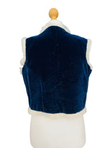 Vintage Reversible Ivory Rabbit Fur Vest