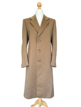 Vintage Camel Wool Overcoat
