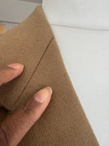 Vintage Camel Wool Overcoat