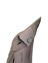 Gucci Grey Button down Shirt w/Detachable Rhinestone Collar