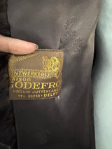 Vintage Chocolate Brown Mink Full Length Coat