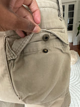 Vintage Italian Military Style Cargo Pant