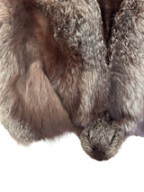 Vintage Silver Fox Fur Capelet