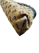 1980's Pierre Cardin Ultrasuede Logo Clutch Bag