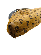 1980's Pierre Cardin Ultrasuede Logo Clutch Bag