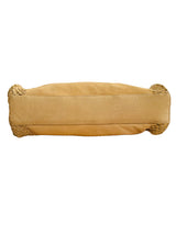 Taupe Leather Shoulder Bag