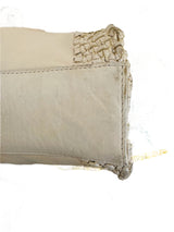 Taupe Leather Shoulder Bag