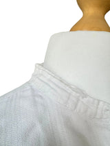 1920's Antique French Cotton Tuxedo Smock Shirt