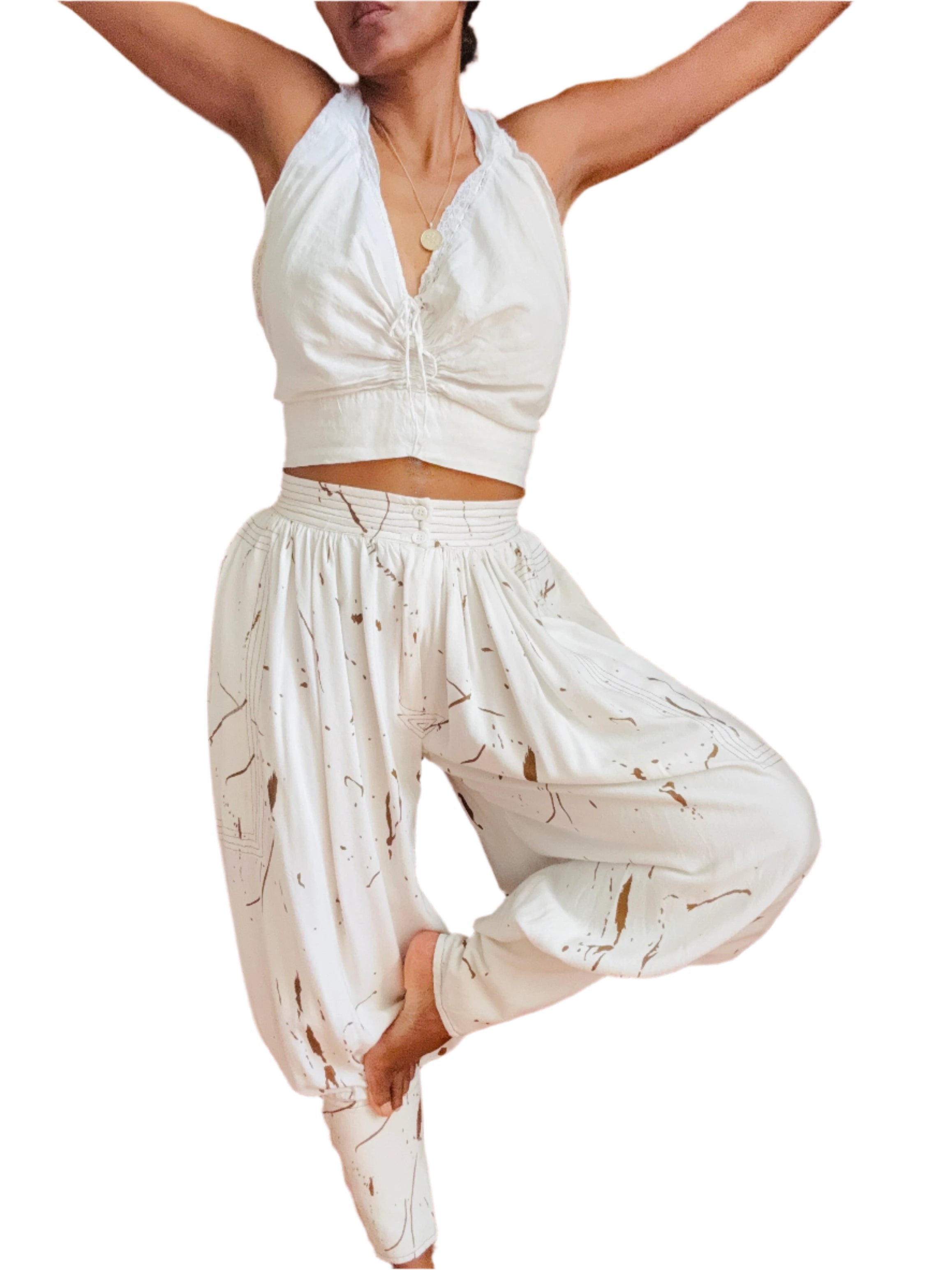 90's Balloon Pants w/Splatter Paint Print – Neutral Ground