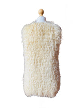 Vintage Ivory Mongolian Lamb Vest