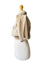 Upcycled Ralph Lauren Beige Cropped Top