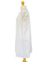 Antique Edwardian White Cotton Night Gown