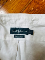 Upcycled Ralph Lauren White Cropped Top