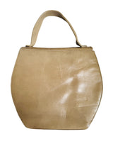 Pre-Owned Bally Taupe Leather Top Handle Bag