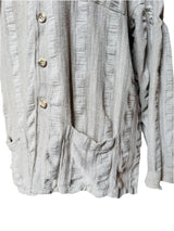 Ted Lapidus Beige Cotton Blend Button Down Shirt