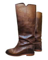 Isabel Marant Ombre Taupe Leather Riding Boots