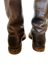 Isabel Marant Ombre Taupe Leather Riding Boots