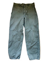 Vintage Army Green Cotton Military Pants