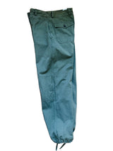 Vintage Army Green Cotton Military Pants