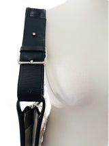 Pre-Owned Bally Canvas Logo Shoulder Bag