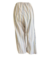 1940s Striped Cotton Pajama Pants