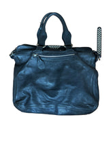 Sonia Rykiel Studded Black Leather Biker Bag