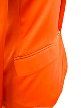 Vintage Gucci Burnt Orange Silk Blazer