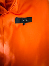 Vintage Gucci Burnt Orange Silk Blazer