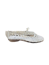 Pre-owned Stuart Weitzman Clear Rhinestone Jellystone Ballet Flats