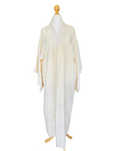 Vintage Ivory Silk Kimono Robe