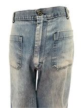 Blue jeans on a mannequin