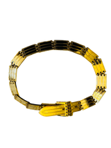 1980s Shiny Gold Metal Belt