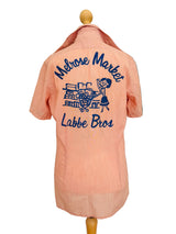 Vintage 1950s "Melrose Market Labbe Brothers" Button Down Shirt