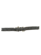 1960's Mod Futuristic Chainmail Silver Mesh Belt