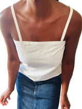 Antique French White Cotton Camisole