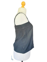 Vintage Guy Laroche Charcoal Silk Tank Top