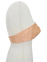 1950s Peach Cotton Sateen Strapless Bra