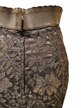 Dolce & Gabbana Black Lace Skirt