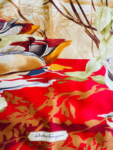 Salvatore Ferragamo Square Silk Printed Scarf