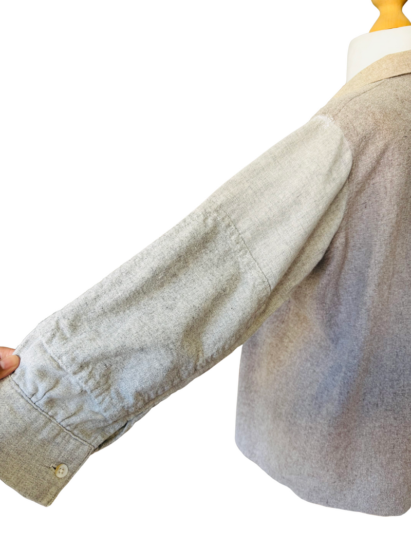 1940's French Flannel Workwear Shirt