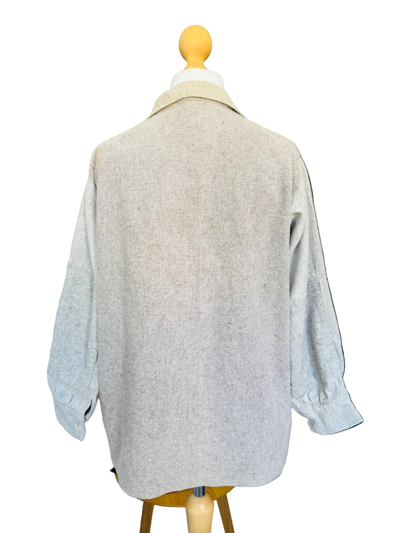 1940's French Flannel Workwear Shirt