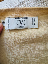 Valentino Crinkled Silk Blouse